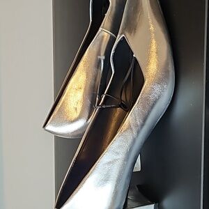 Zara Silver metallic shoes